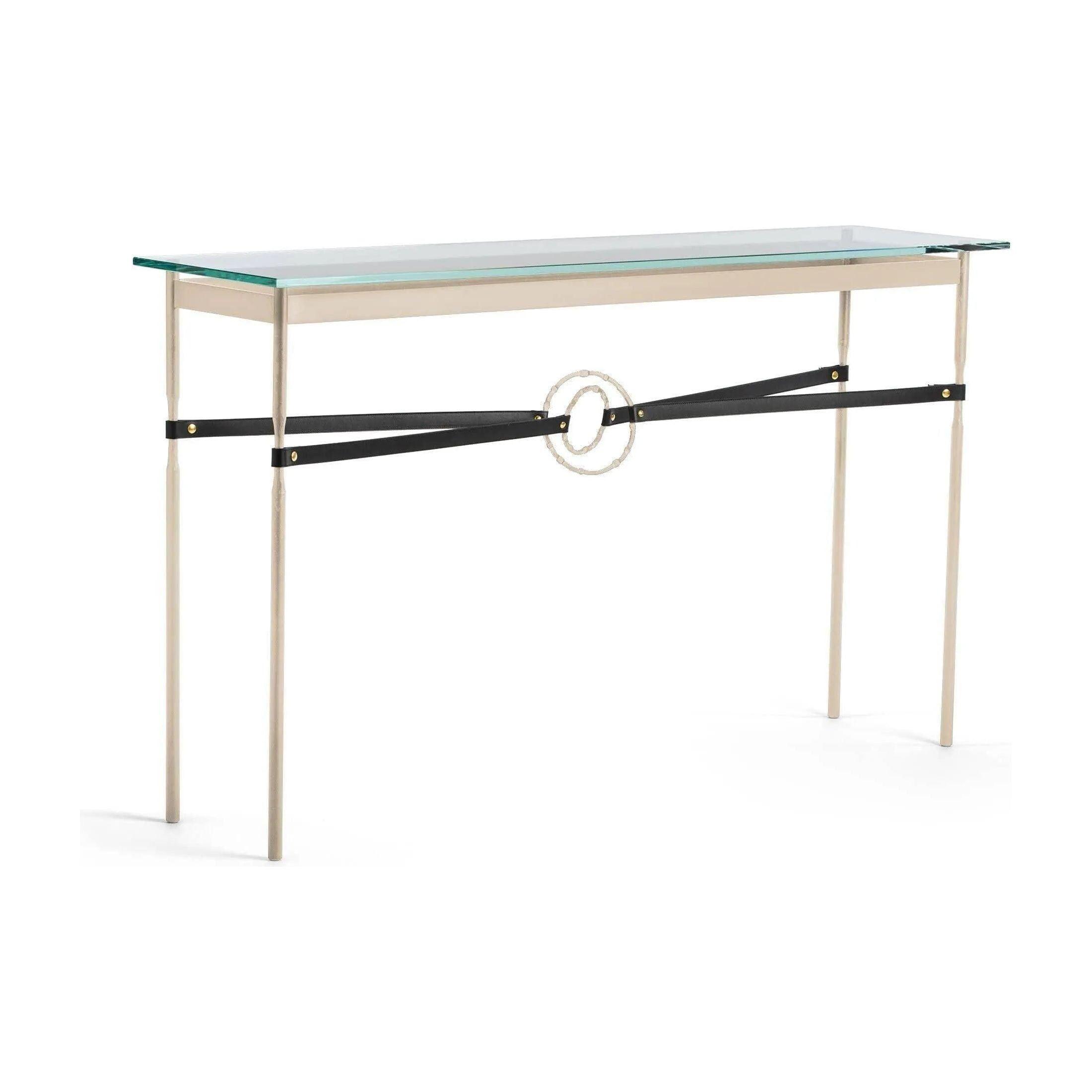 Hubbardton Forge - Equus Black Leather Console Table - 750118-84-84-LK-VA0714 - Canada Light Shop