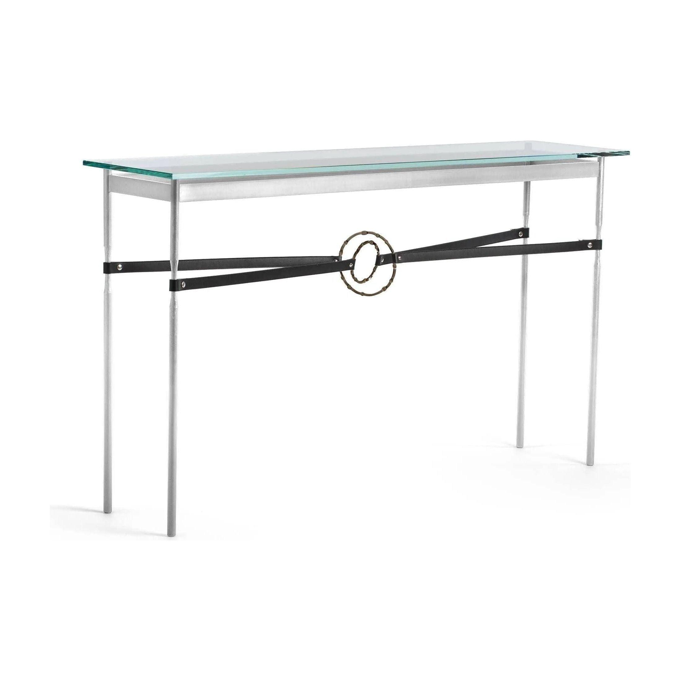 Hubbardton Forge - Equus Black Leather Console Table - 750118-85-05-LK-VA0714 - Canada Light Shop