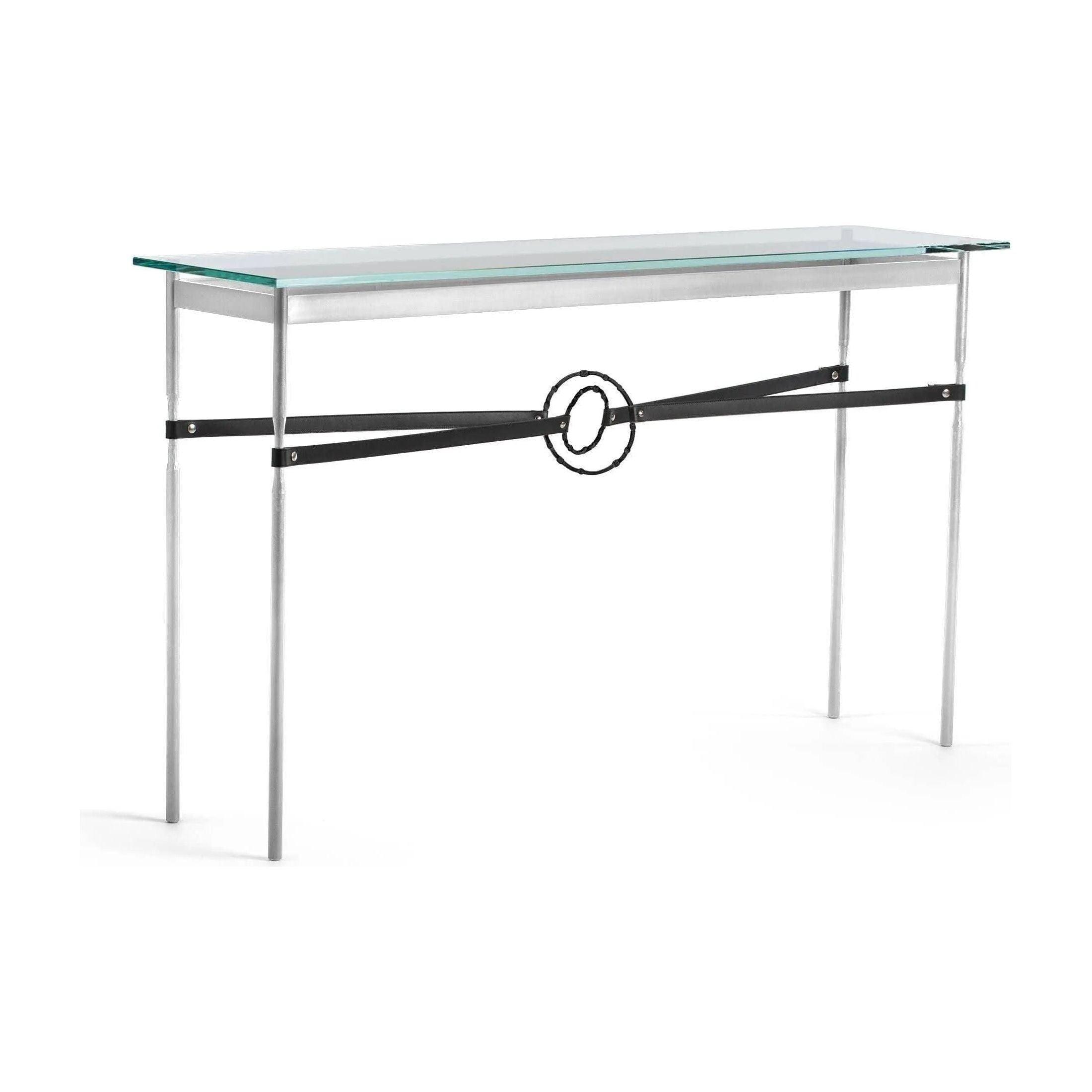 Hubbardton Forge - Equus Black Leather Console Table - 750118-85-10-LK-VA0714 - Canada Light Shop