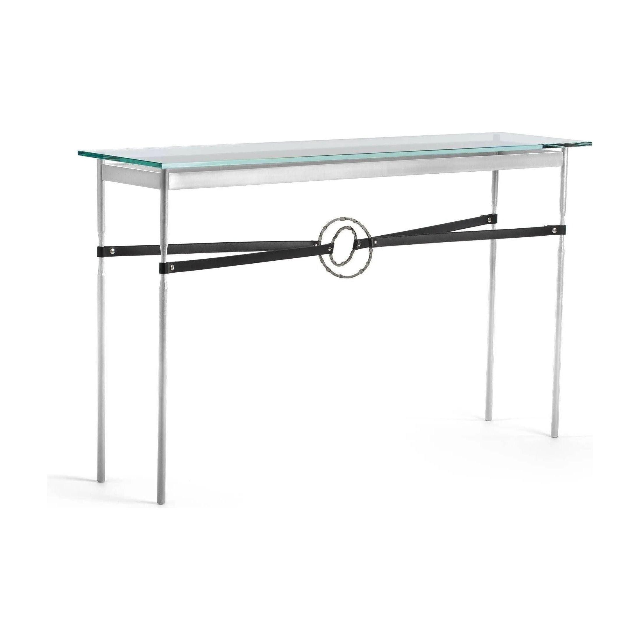 Hubbardton Forge - Equus Black Leather Console Table - 750118-85-20-LK-VA0714 - Canada Light Shop