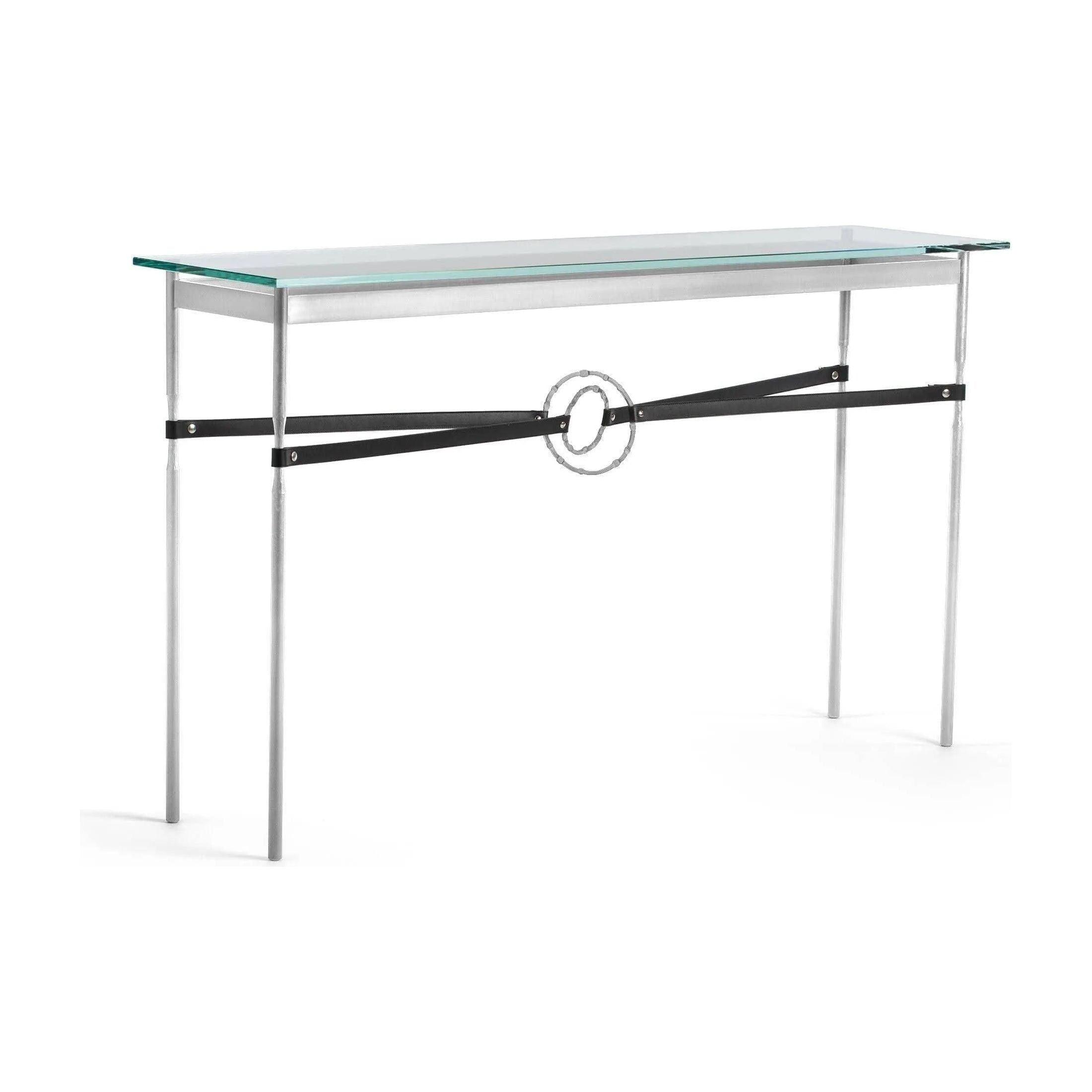 Hubbardton Forge - Equus Black Leather Console Table - 750118-85-82-LK-VA0714 - Canada Light Shop