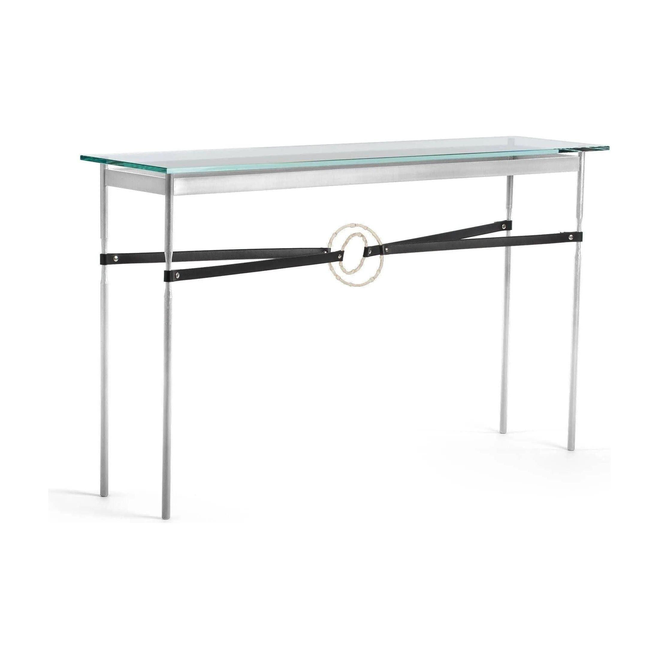 Hubbardton Forge - Equus Black Leather Console Table - 750118-85-84-LK-VA0714 - Canada Light Shop