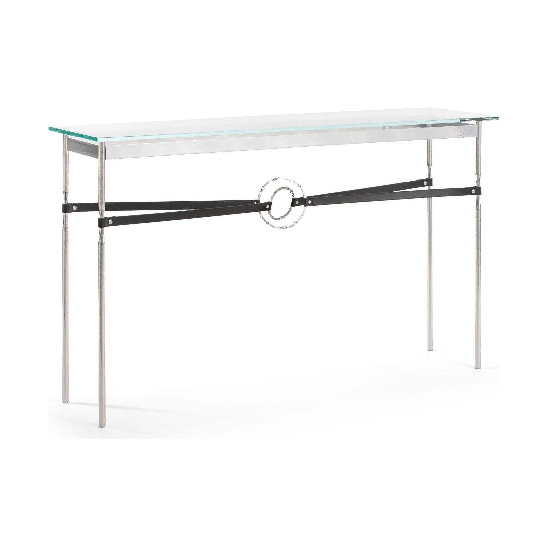 Hubbardton Forge - Equus Black Leather Console Table - 750118-85-85-LK-VA0714 - Canada Light Shop