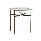 Hubbardton Forge - Equus Black Leather Side Table - 750116-05-07-LK-VA0717 - Canada Light Shop