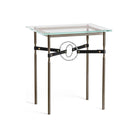 Hubbardton Forge - Equus Black Leather Side Table - 750116-05-82-LK-VA0717 - Canada Light Shop