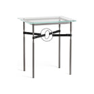 Hubbardton Forge - Equus Black Leather Side Table - 750116-07-82-LK-VA0717 - Canada Light Shop