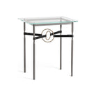 Hubbardton Forge - Equus Black Leather Side Table - 750116-07-84-LK-VA0717 - Canada Light Shop