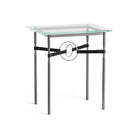 Hubbardton Forge - Equus Black Leather Side Table - 750116-07-85-LK-VA0717 - Canada Light Shop