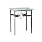 Hubbardton Forge - Equus Black Leather Side Table - 750116-10-84-LK-VA0717 - Canada Light Shop