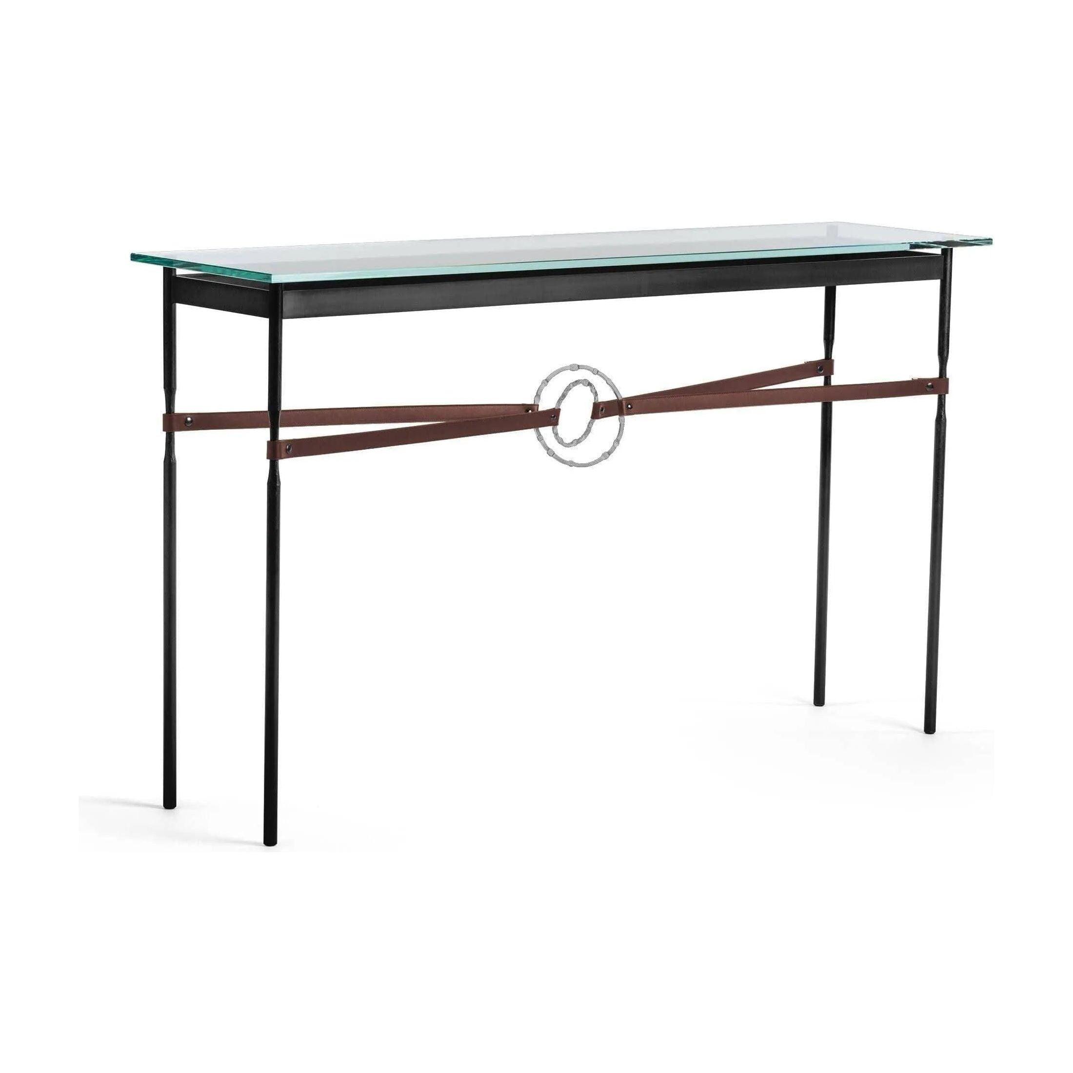 Hubbardton Forge - Equus Brown Leather Console Table - 750118-10-82-LB-VA0714 - Canada Light Shop
