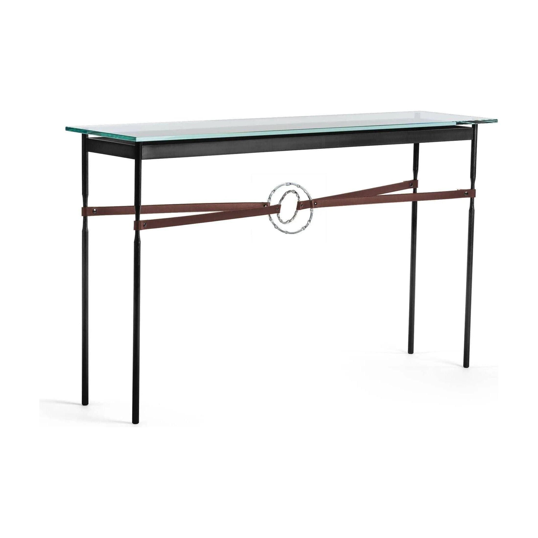 Hubbardton Forge - Equus Brown Leather Console Table - 750118-10-85-LB-VA0714 - Canada Light Shop