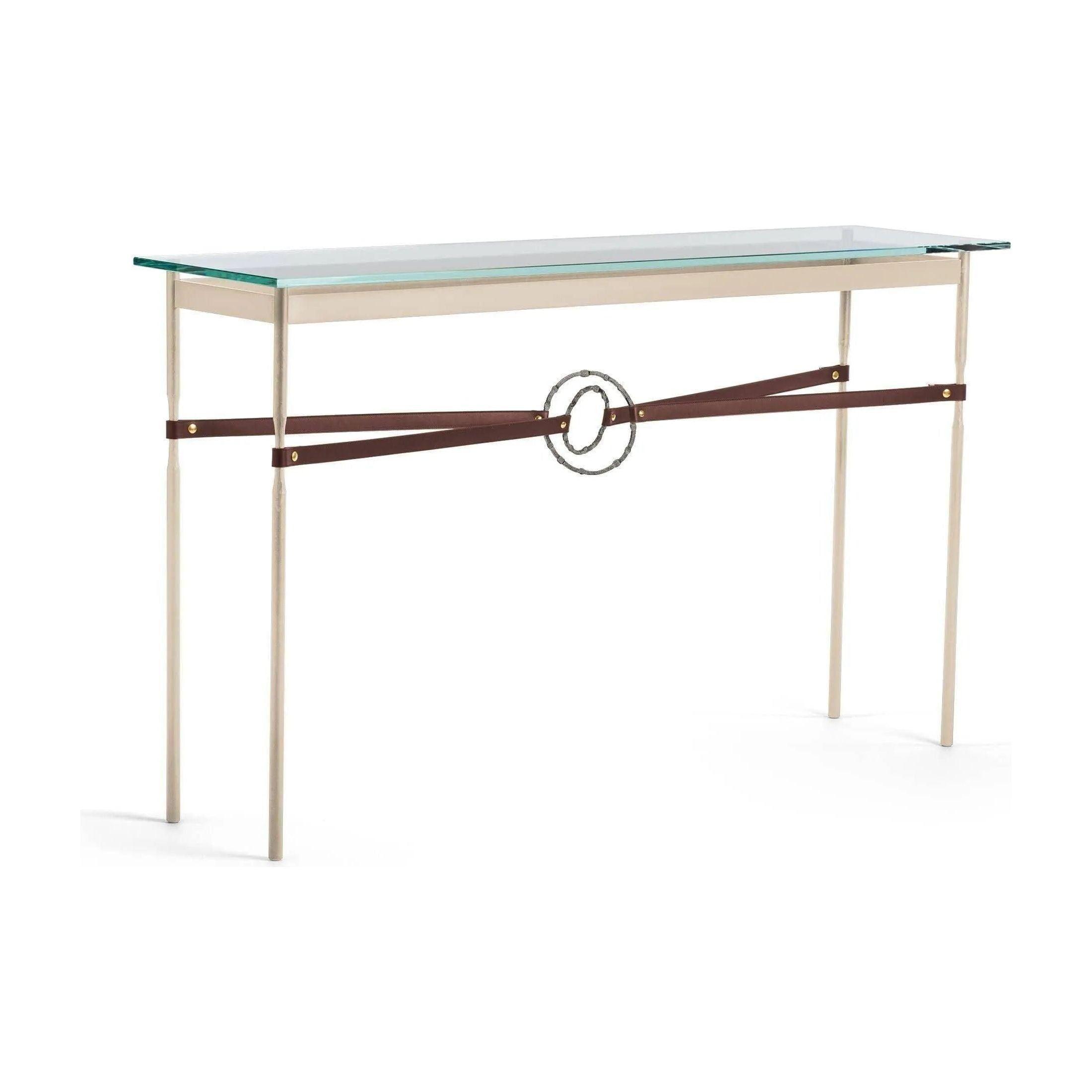 Hubbardton Forge - Equus Brown Leather Console Table - 750118-84-20-LB-VA0714 - Canada Light Shop
