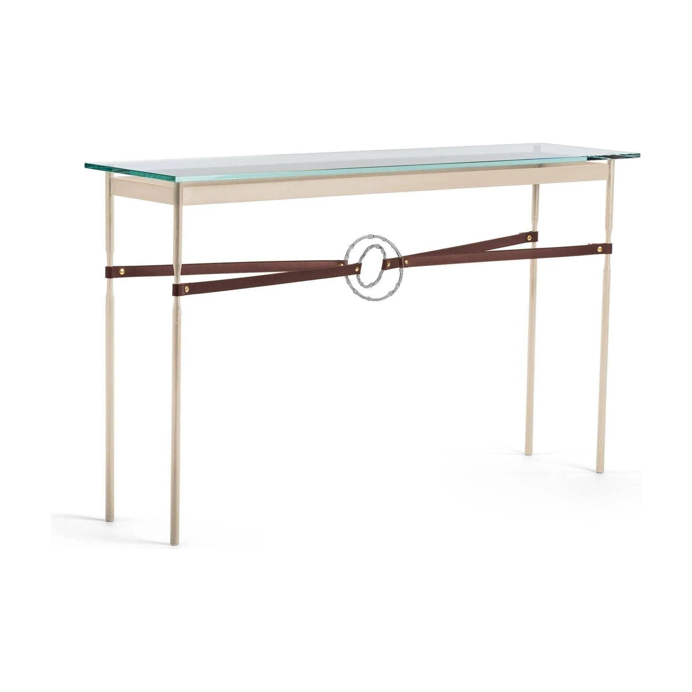 Hubbardton Forge - Equus Brown Leather Console Table - 750118-84-82-LB-VA0714 - Canada Light Shop