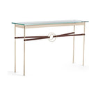 Hubbardton Forge - Equus Brown Leather Console Table - 750118-84-84-LB-VA0714 - Canada Light Shop