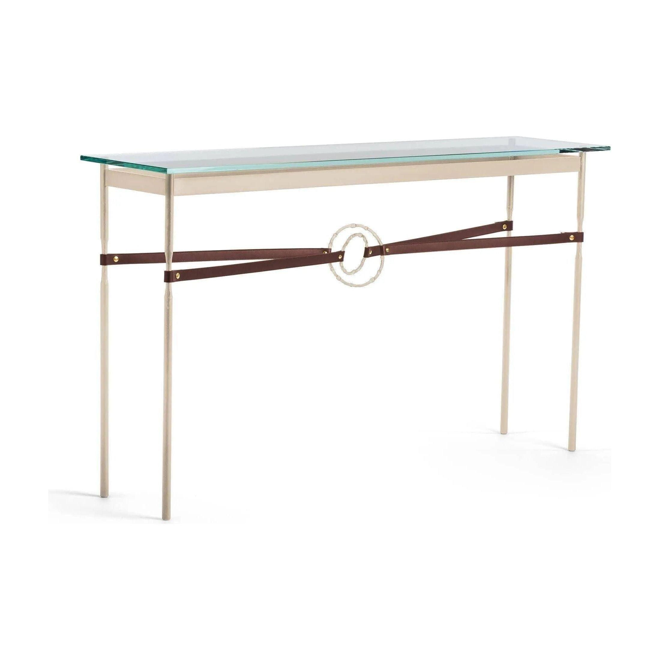 Hubbardton Forge - Equus Brown Leather Console Table - 750118-84-84-LB-VA0714 - Canada Light Shop