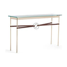 Hubbardton Forge - Equus Brown Leather Console Table - 750118-84-85-LB-VA0714 - Canada Light Shop