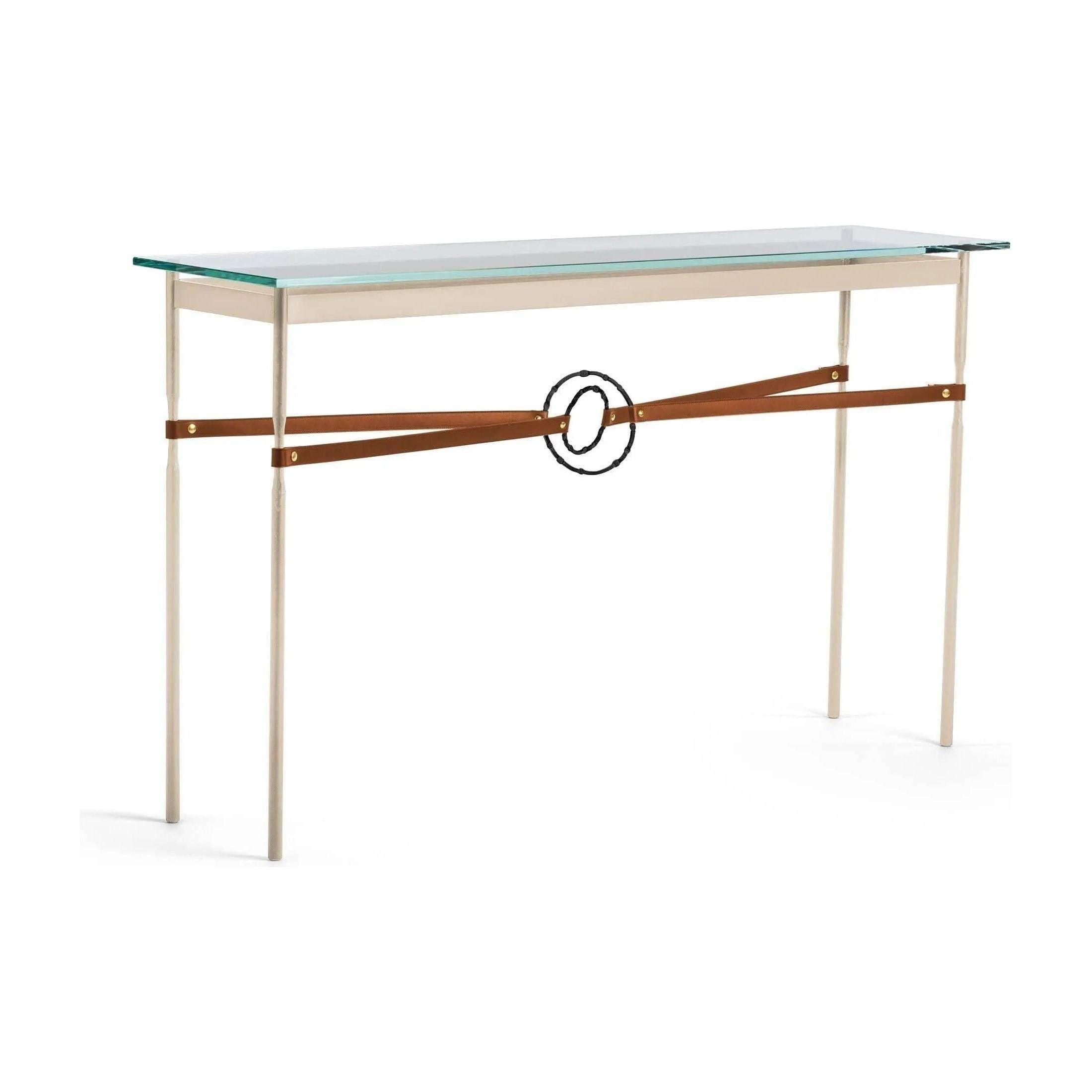 Hubbardton Forge - Equus Chestnut Leather Console Table - 750118-84-10-LC-VA0714 - Canada Light Shop