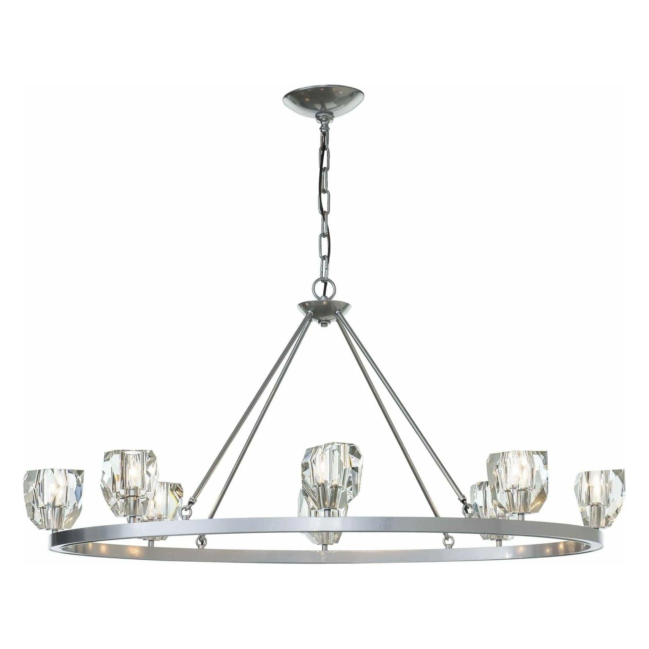 Hubbardton Forge - Gatsby 8-Light Chandelier - 105021-SKT-85-CR - Canada Light Shop