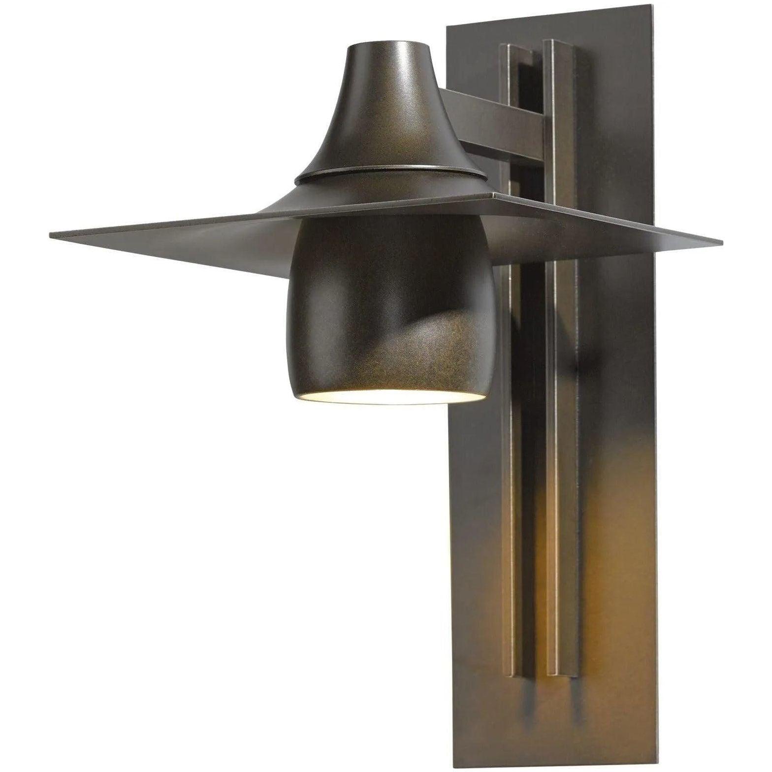 Hubbardton Forge - Hood 16-Inch One Light Outdoor Wall Sconce - 306567-SKT-75 - Canada Light Shop