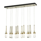 Hubbardton Forge - Link 10-Light Blown Glass Rectangular Pendant - 131200-SKT-STND-86-YJ0434 - Canada Light Shop
