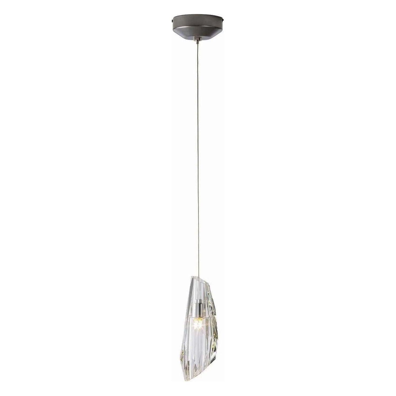 Hubbardton Forge - Luma 4-Inch One Light Mini Pendant - 161321-SKT-STND-82-CR - Canada Light Shop