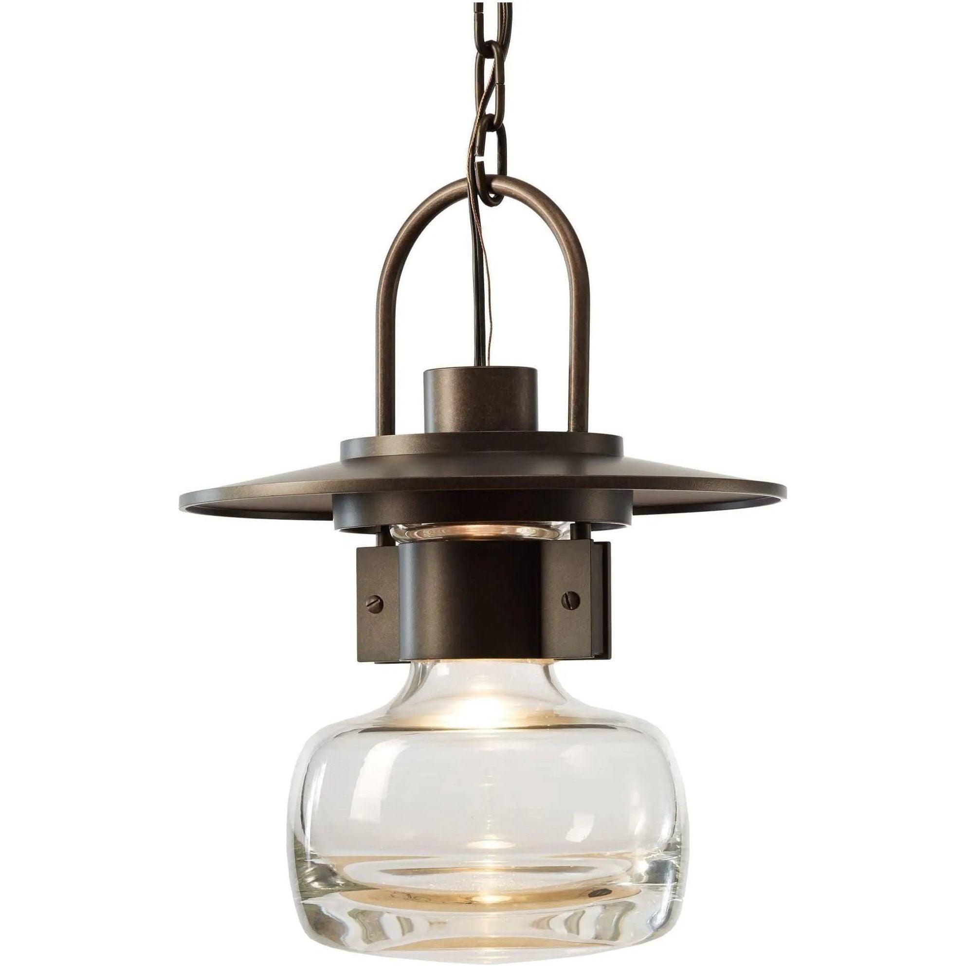 Hubbardton Forge - Mason 11-Inch One Light Outdoor Ceiling Fixture - 363005-SKT-77-ZM0447 - Canada Light Shop
