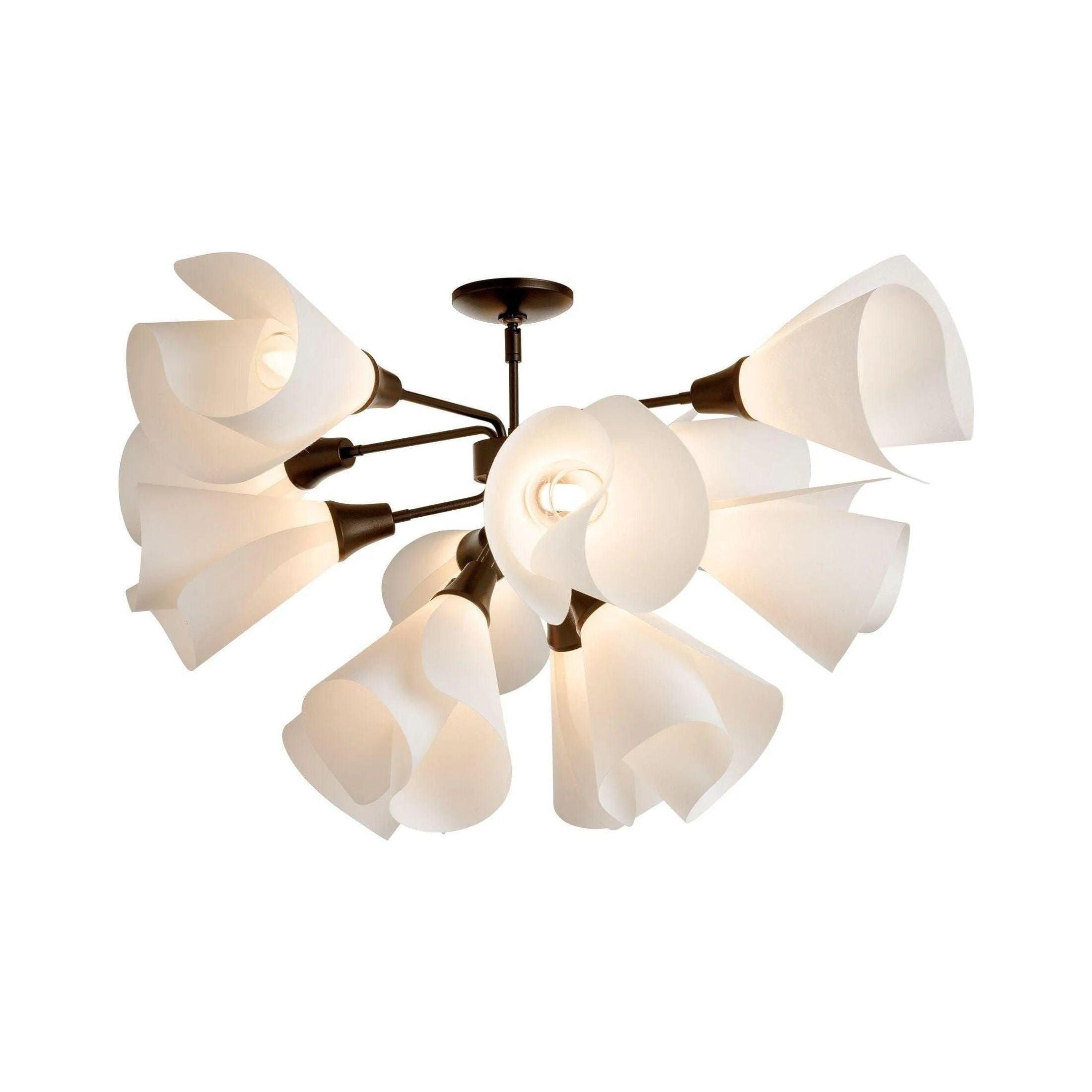 Hubbardton Forge - Mobius 12-Light Semi-Flush - 124362-SKT-05-SH1987 - Canada Light Shop
