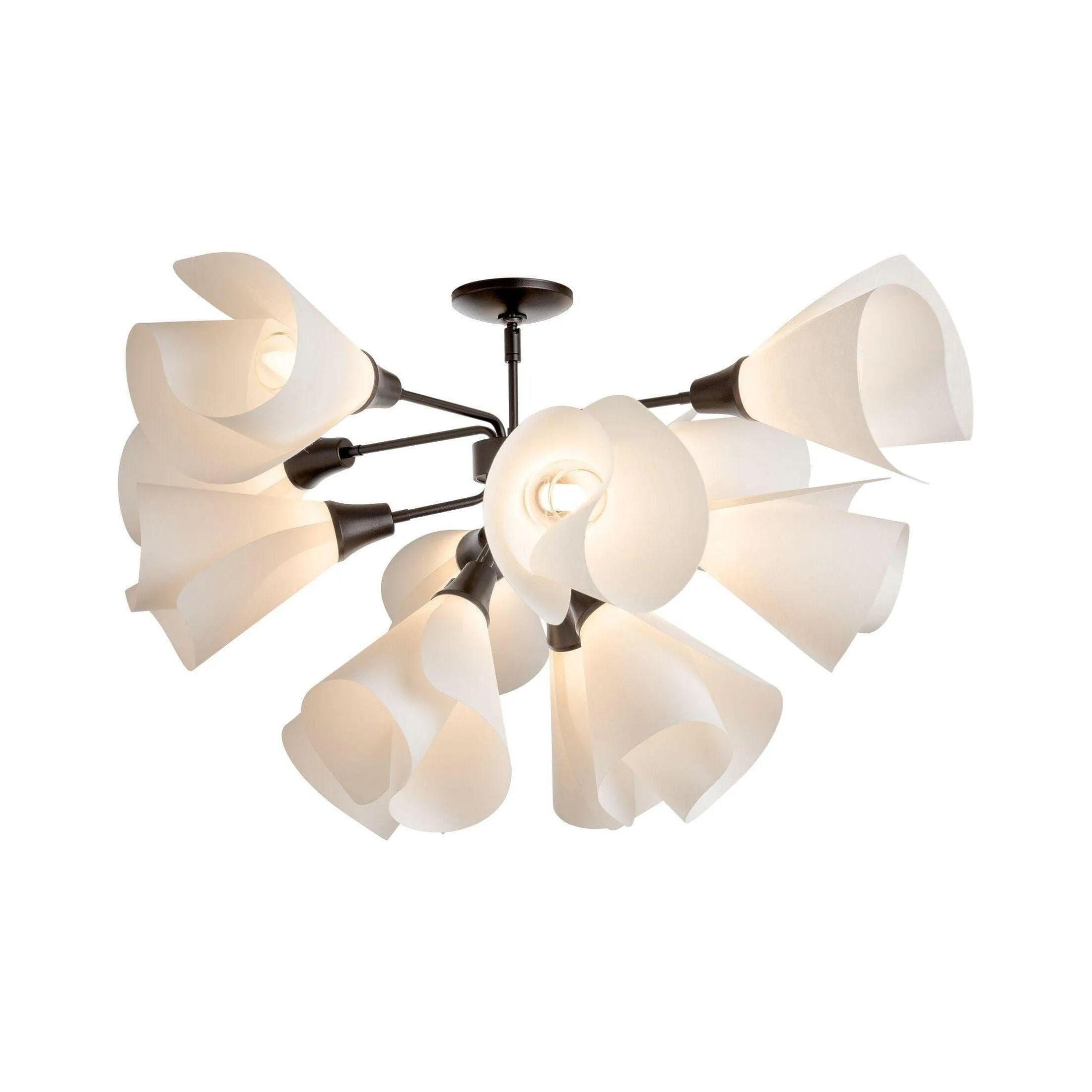 Hubbardton Forge - Mobius 12-Light Semi-Flush - 124362-SKT-07-SH1987 - Canada Light Shop