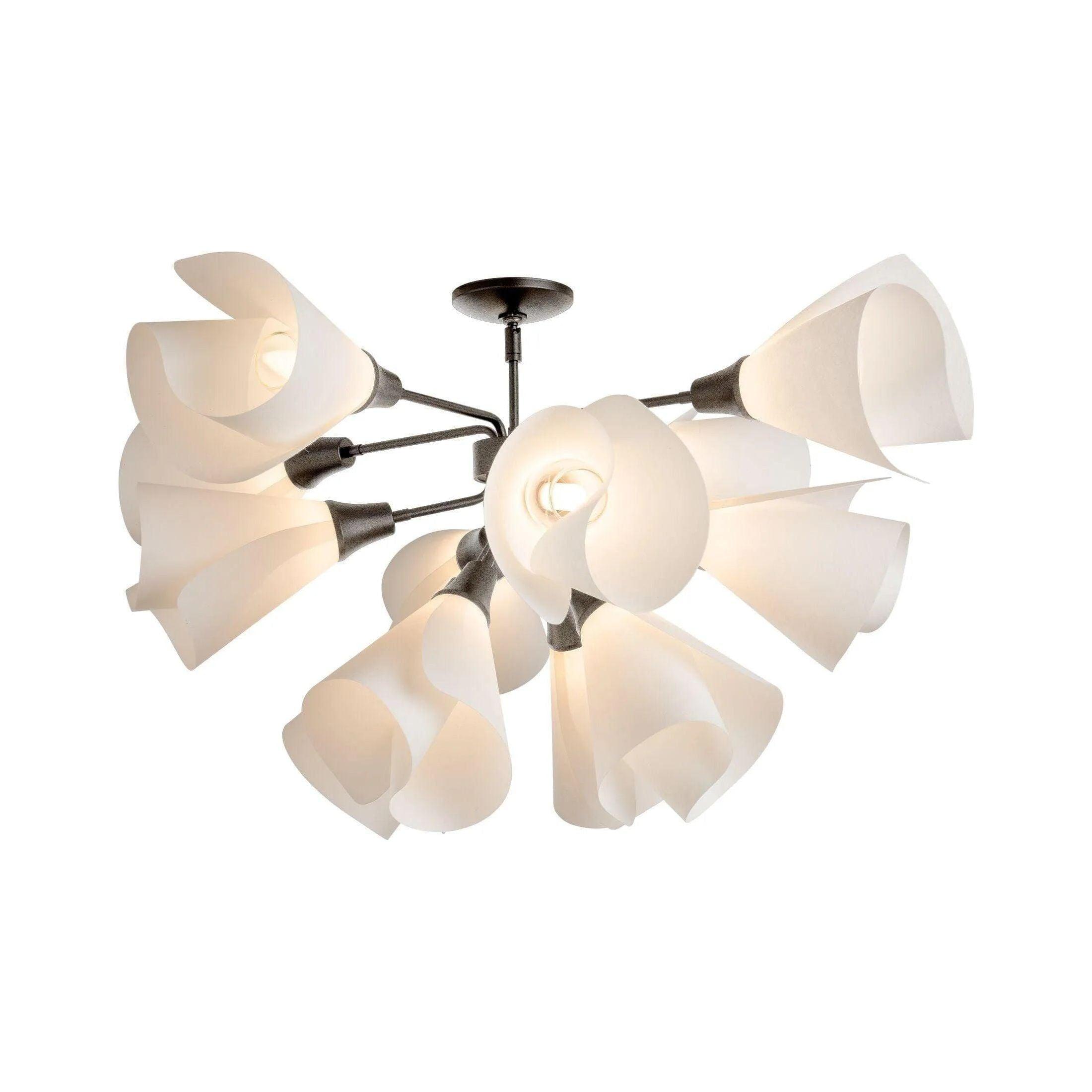 Hubbardton Forge - Mobius 12-Light Semi-Flush - 124362-SKT-20-SH1987 - Canada Light Shop