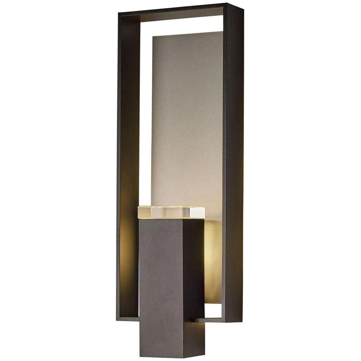 Hubbardton Forge - Shadow Box 21-Inch Two Light Outdoor Wall Sconce - 302605-SKT-10-78-ZM0546 - Canada Light Shop
