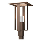 Hubbardton Forge - Shadow Box Outdoor Post Light - 344830-SKT-75-72-ZM0687 - Canada Light Shop