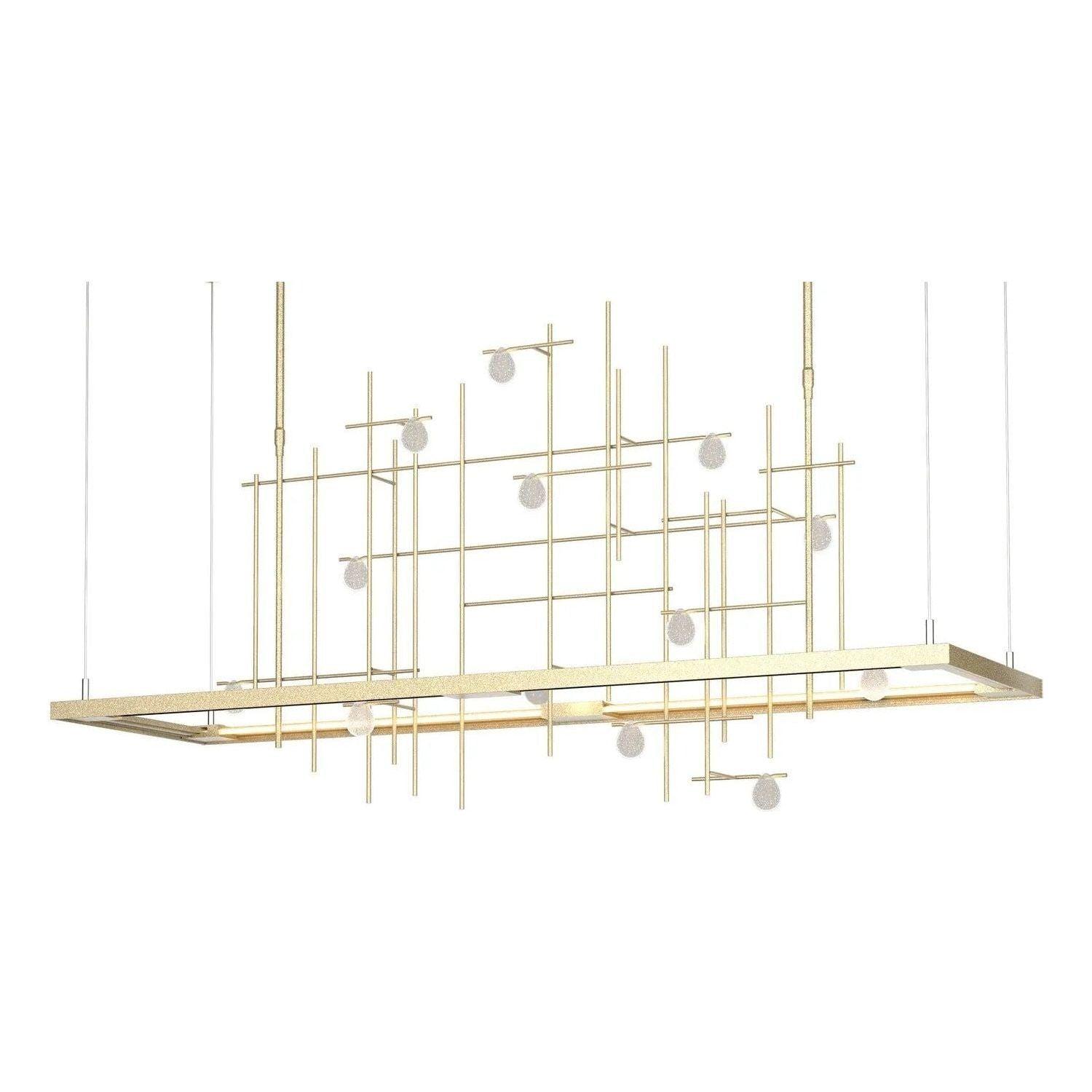 Hubbardton Forge - Spring LED Pendant - 139752-LED-LONG-84-YG0500 - Canada Light Shop