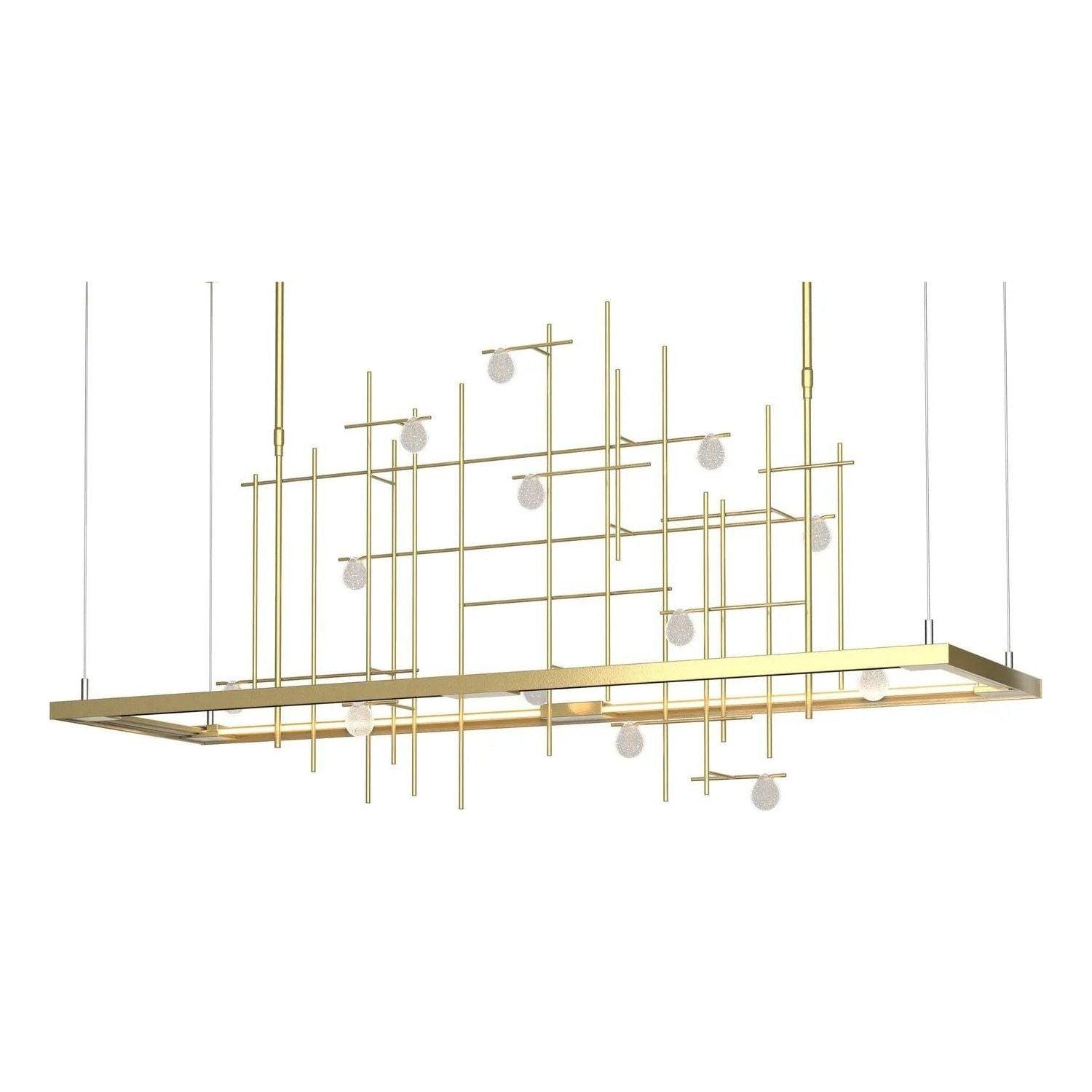 Hubbardton Forge - Spring LED Pendant - 139752-LED-LONG-86-YG0500 - Canada Light Shop
