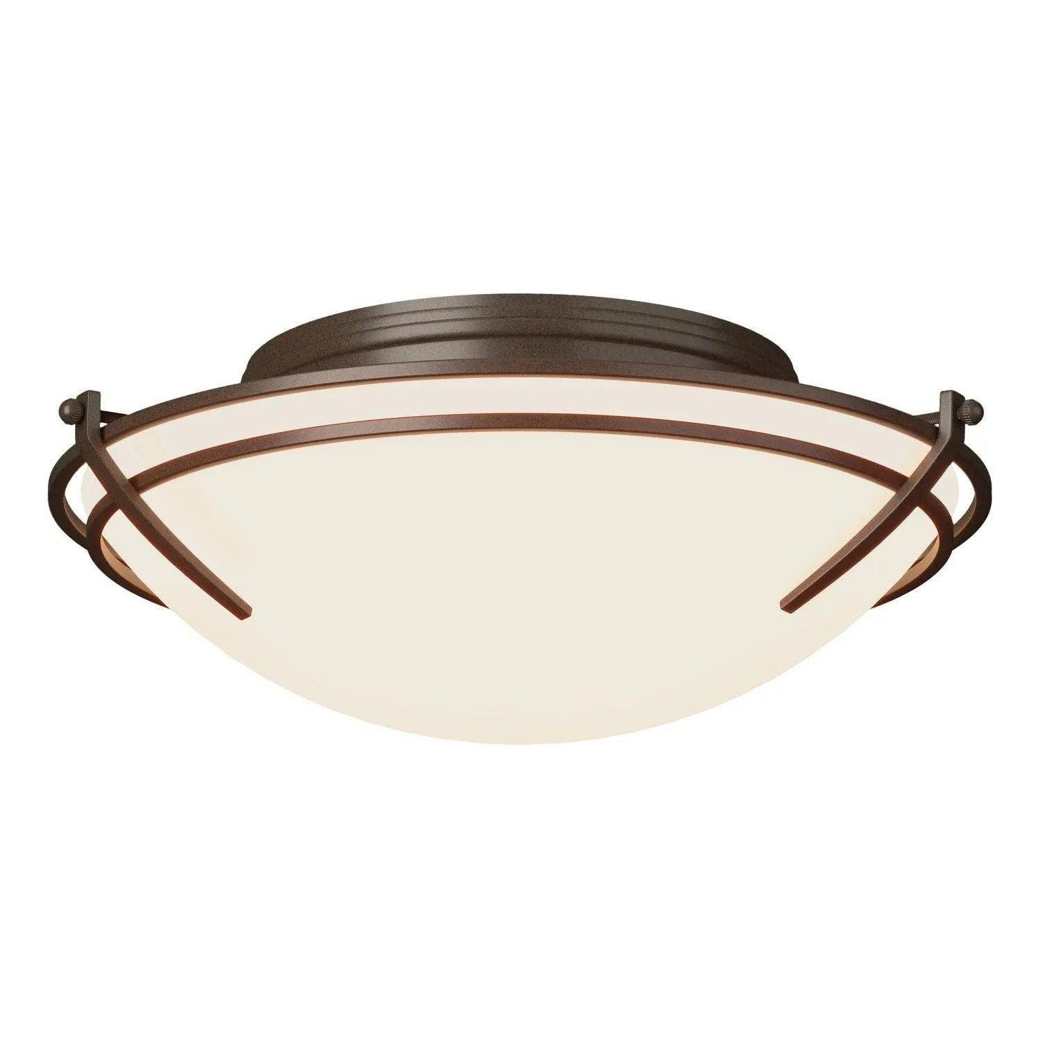 Hubbardton Forge - Tryne Flush Mount - 124402-SKT-05-GG0098 - Canada Light Shop