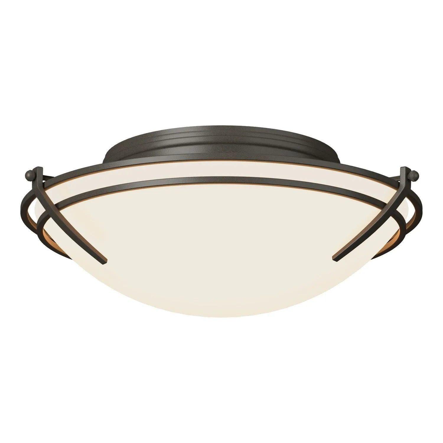 Hubbardton Forge - Tryne Flush Mount - 124402-SKT-07-GG0098 - Canada Light Shop
