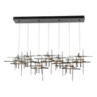 Hubbardton Forge - Tura 7-Light Frosted Glass Rectangular Pendant - 131096-SKT-STND-07-YC0305 - Canada Light Shop