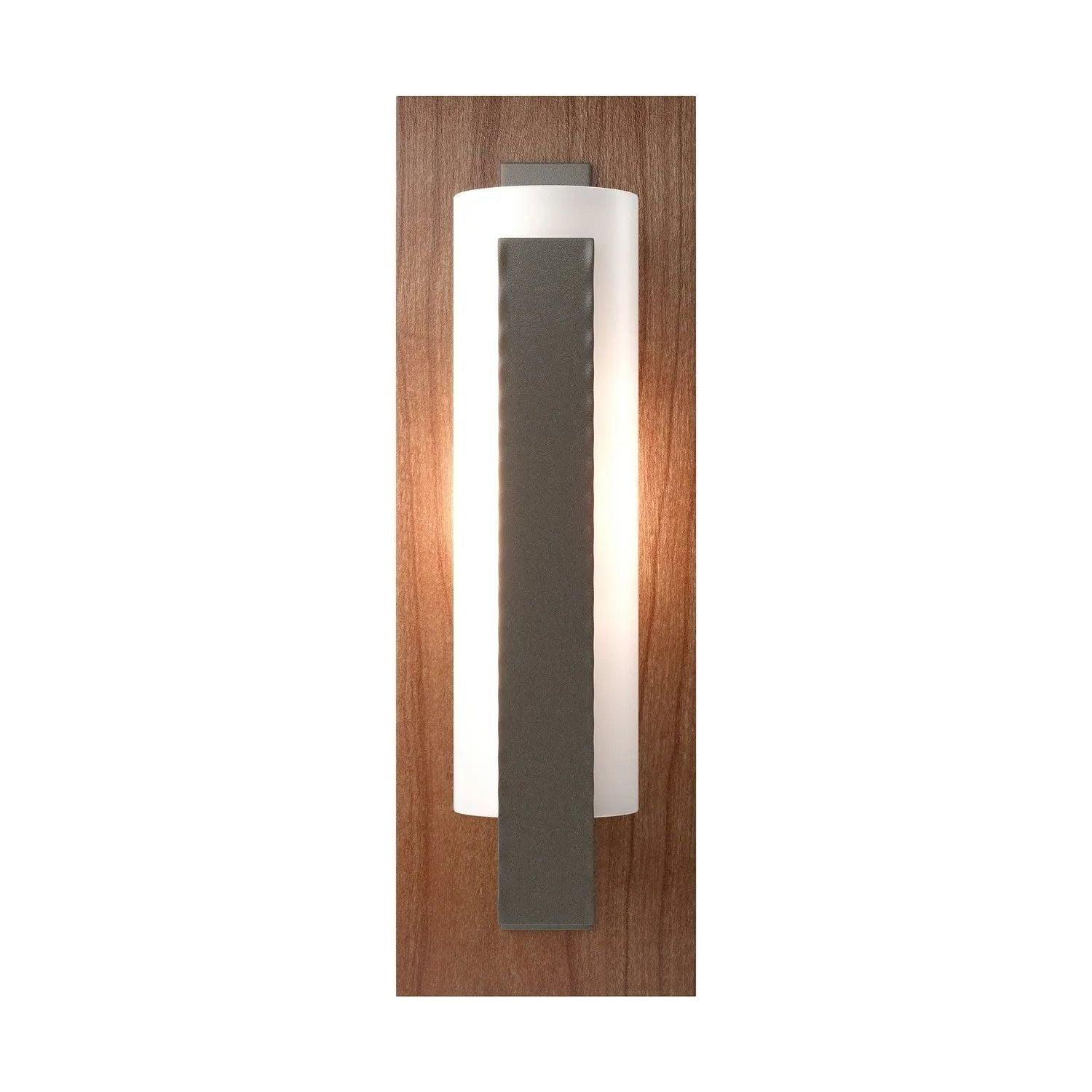 Hubbardton Forge - Vertical Bar Wall Sconce w/ Backplate - 217186-SKT-07-CH-GG0065 - Canada Light Shop