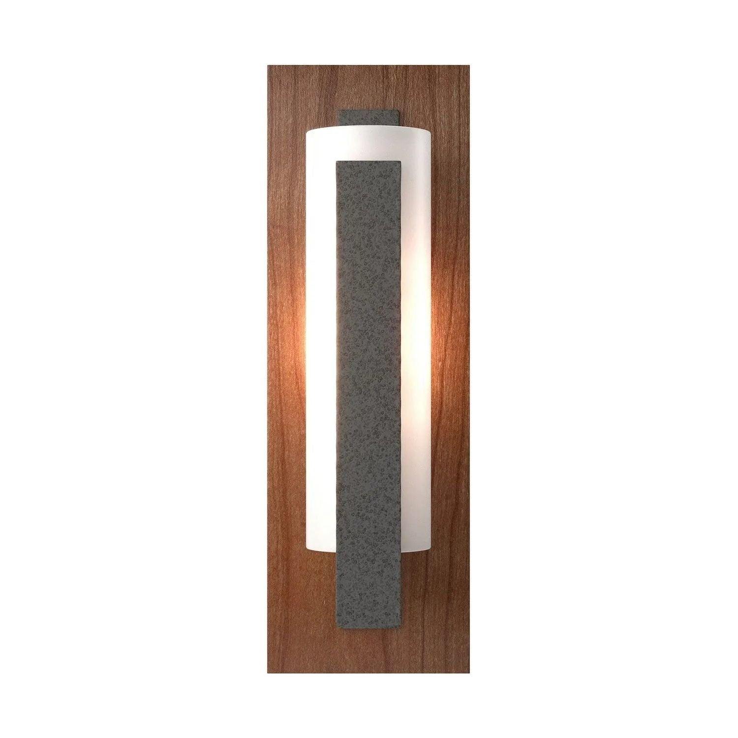 Hubbardton Forge - Vertical Bar Wall Sconce w/ Backplate - 217186-SKT-20-CH-GG0065 - Canada Light Shop
