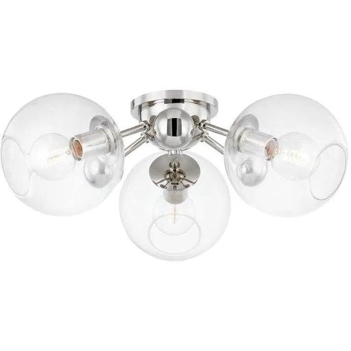 Hudson Valley Lighting - Abbott Semi Flush Mount - 8025-PN - Canada Light Shop
