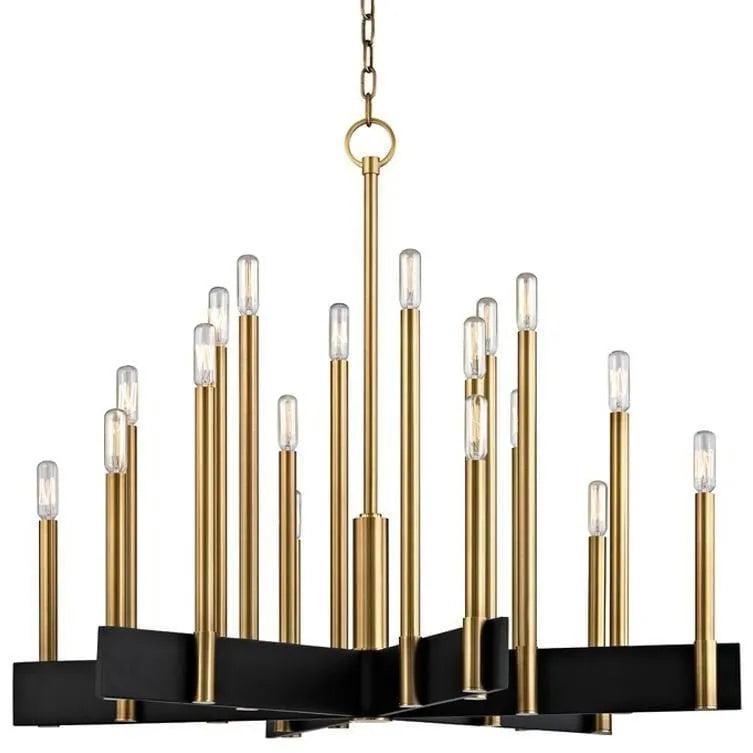 Hudson Valley Lighting - Abrams Chandelier - 8834-AGB - Canada Light Shop