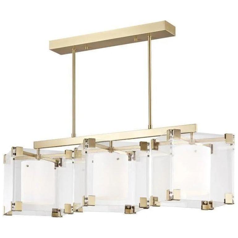 Hudson Valley Lighting - Achilles Linear Pendant - 4154-AGB - Canada Light Shop