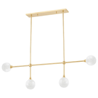 Hudson Valley Lighting - Andrews LED Island Pendant - 4804-AGB - Canada Light Shop