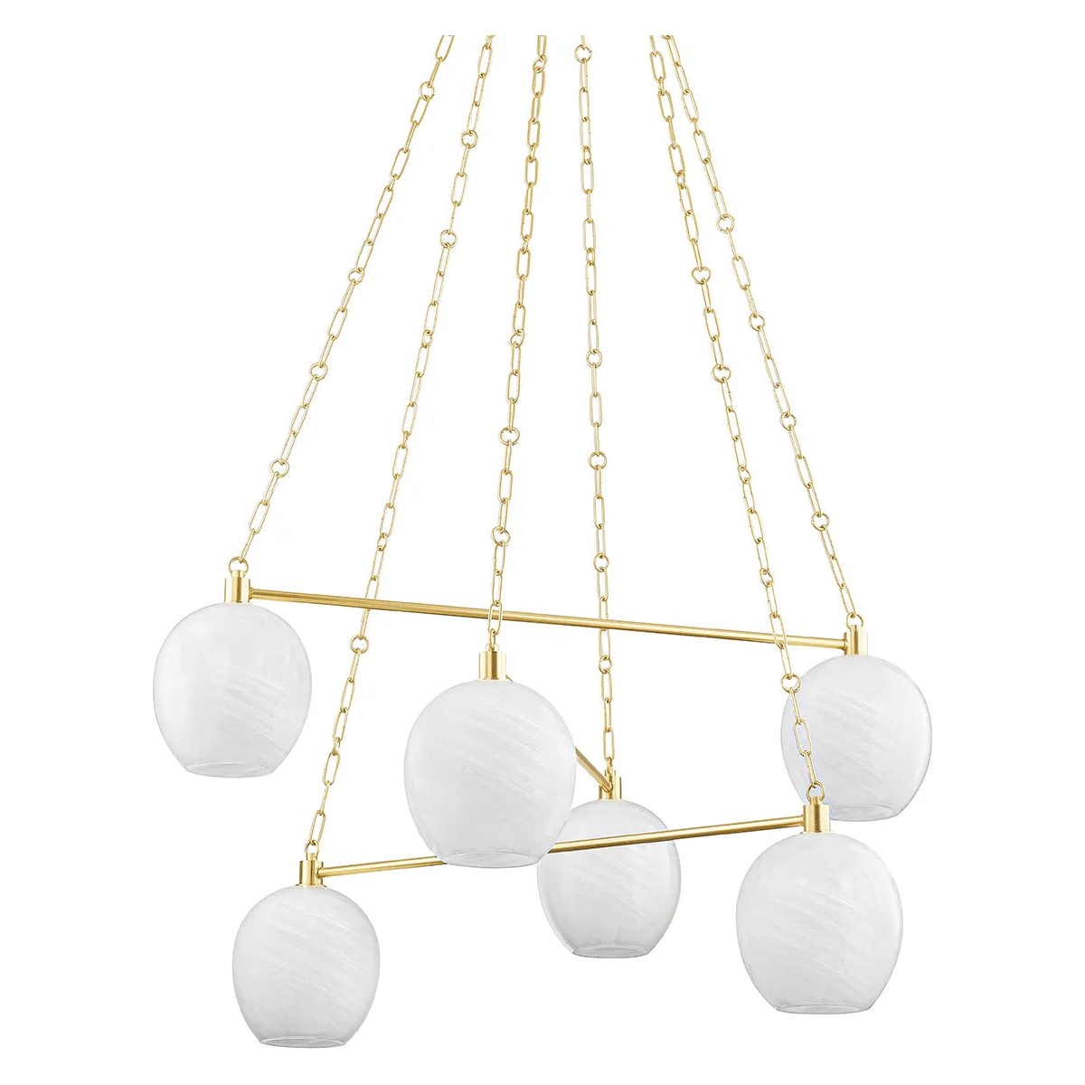 Hudson Valley Lighting - Asbury Park Chandelier - 9138-AGB - Canada Light Shop