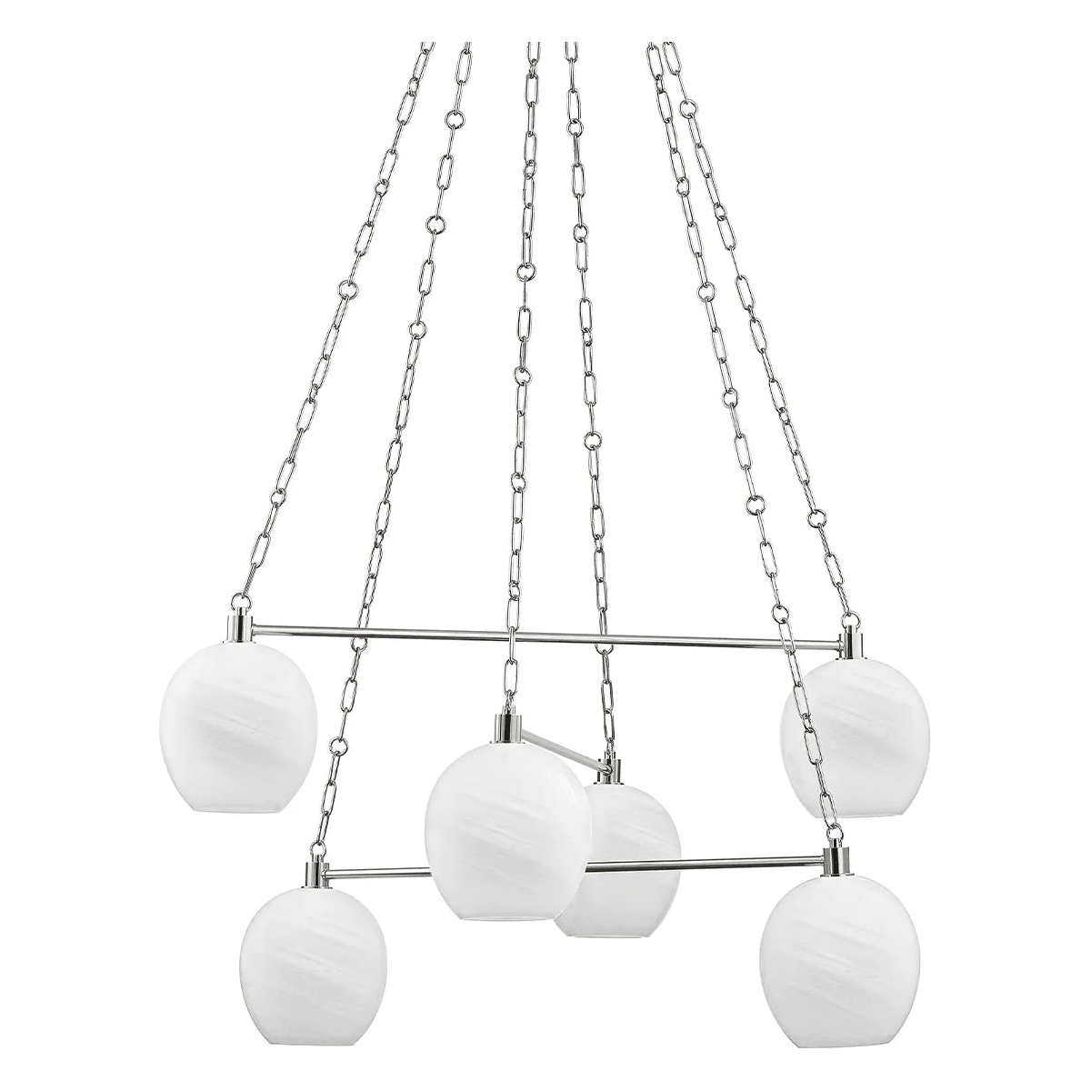 Hudson Valley Lighting - Asbury Park Chandelier - 9138-PN - Canada Light Shop