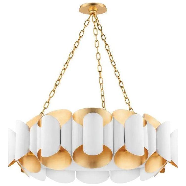 Hudson Valley Lighting - Banks Chandelier - 8534-GL/WH - Canada Light Shop