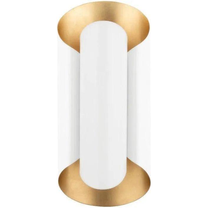 Hudson Valley Lighting - Banks Wall Sconce - 8500-GL/WH - Canada Light Shop