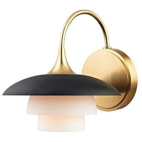 Hudson Valley Lighting - Barron Wall Sconce - 1011-AGB - Canada Light Shop