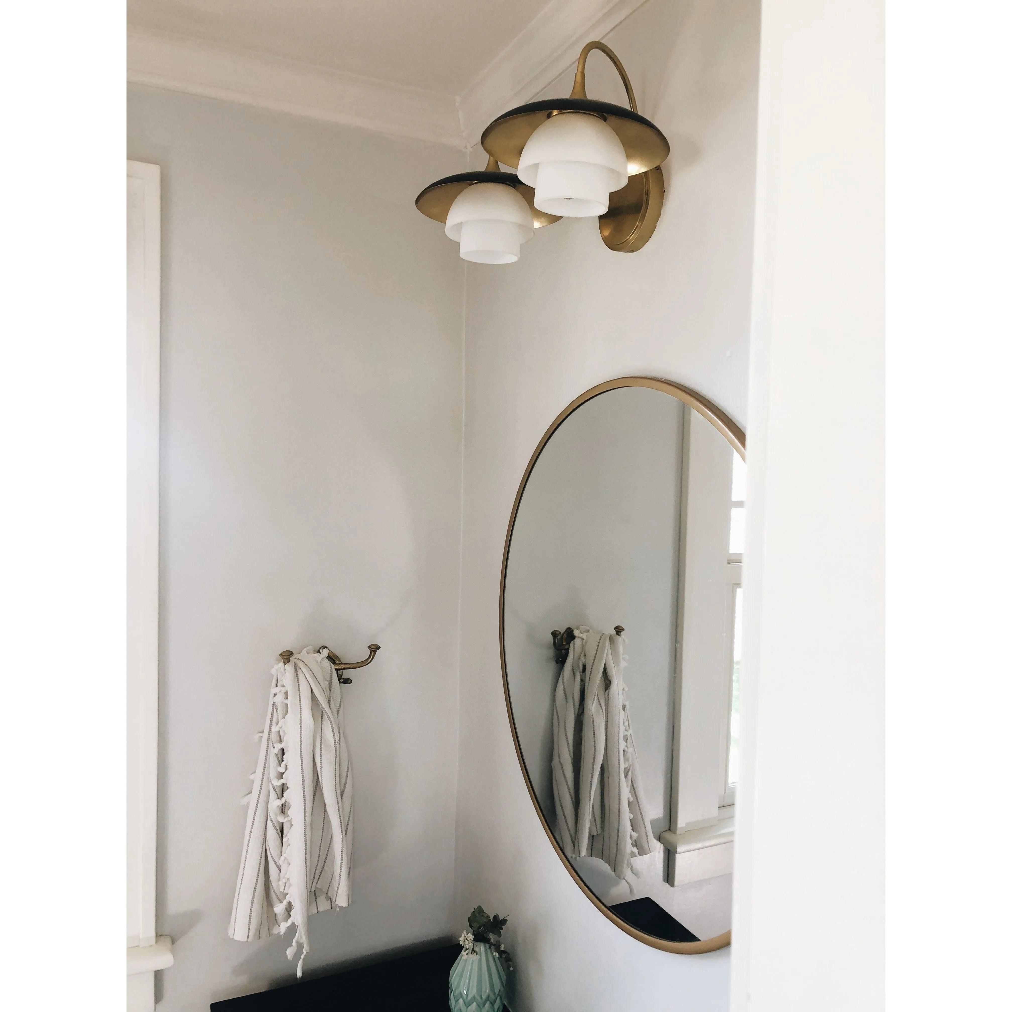 Hudson Valley Lighting - Barron Wall Sconce - 1011-AGB - Canada Light Shop