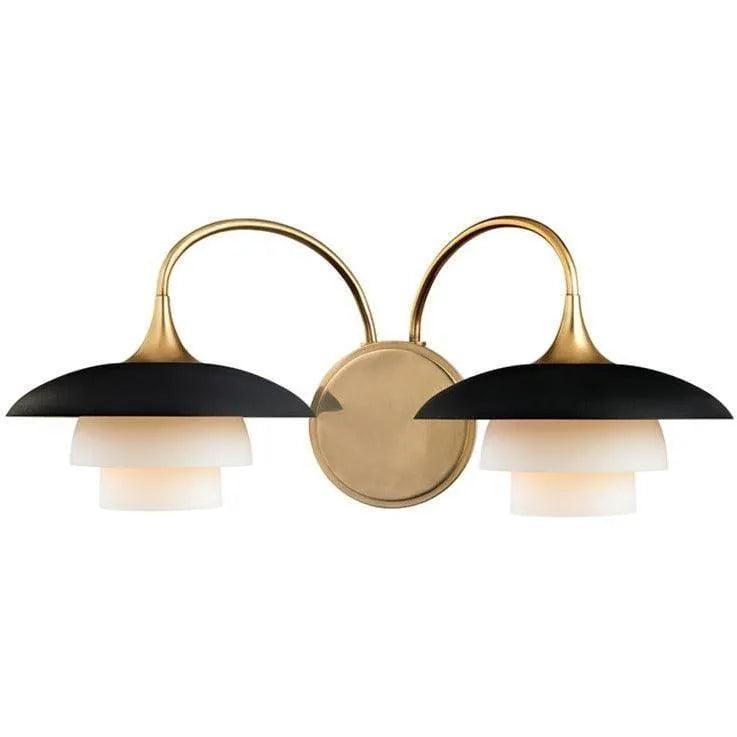 Hudson Valley Lighting - Barron Wall Sconce - 1012-AGB - Canada Light Shop