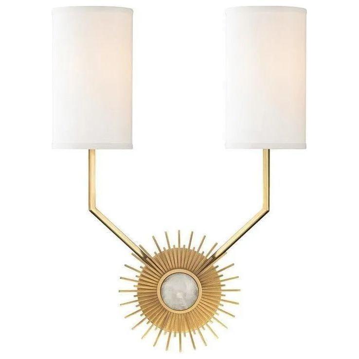 Hudson Valley Lighting - Borland Wall Sconce - 5512-AGB - Canada Light Shop